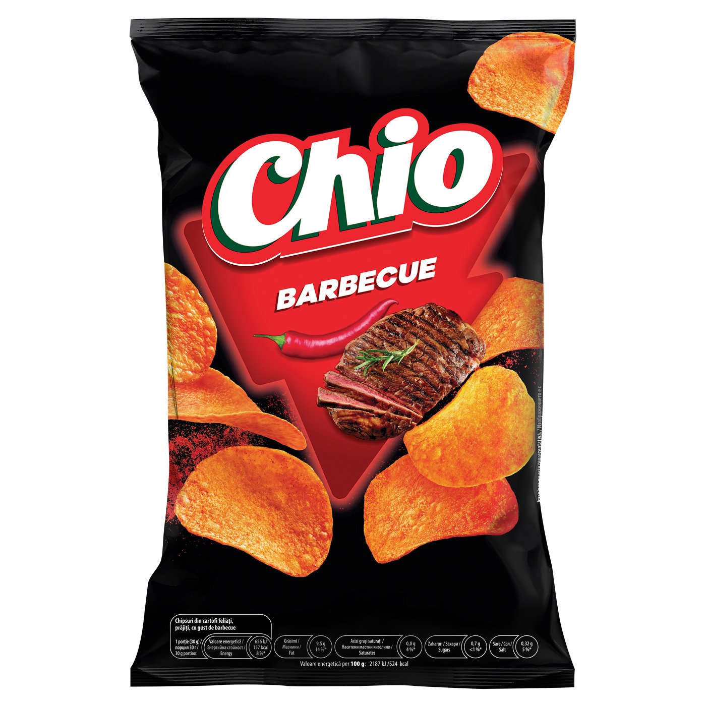 Chio Chips Cartofi Cu Gust De Barbecue
