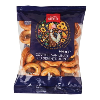 Imaginea HANUL BOIERESC COVRIGEI VANILINATI CU SEMINTE DE IN