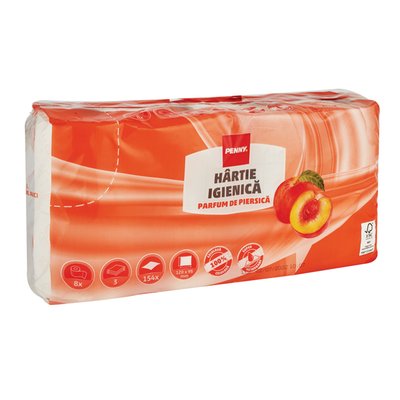 Imaginea PENNY HARTIE IGIENICA PIERSICA 3 STRATURI