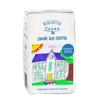 Imaginea MARGARITAR ZAHAR CRISTAL ALB