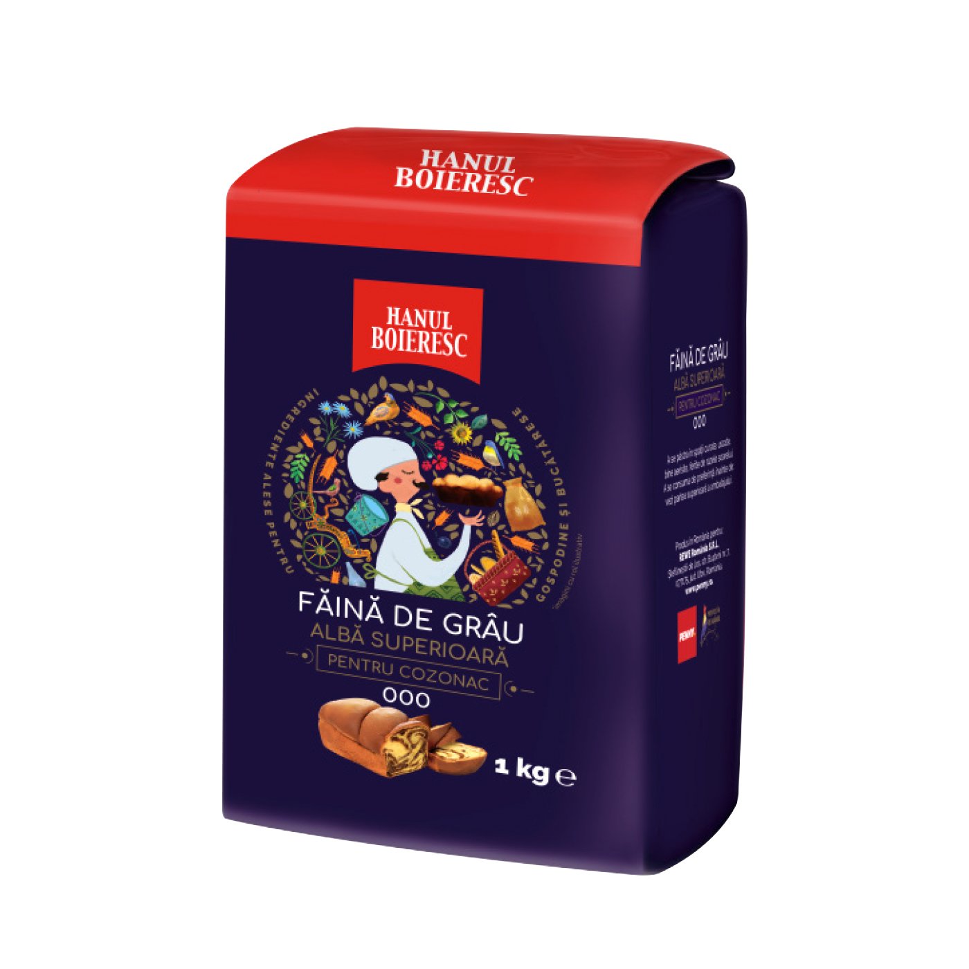 Hanul Boieresc Faina De Grau Alba Tip 000 Pentru Cozonac