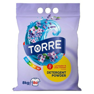 Imaginea TORRE DETREGENT PUDRA AUTOMAT LAVANDA SI LILIAC 80SP