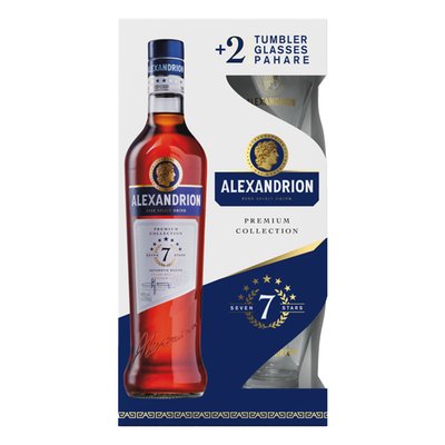 Imaginea ALEXANDRION 7* BAUTURA SPIRTOASA 37.5% ALCOOL + 2 PAH + GARANTIE SGR 0.50 LEI