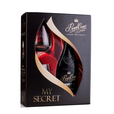 Imaginea ROYAL CREAM WHISKY 16% ALC + 2 PAHARE + GARANTIE SGR 0.50 LEI