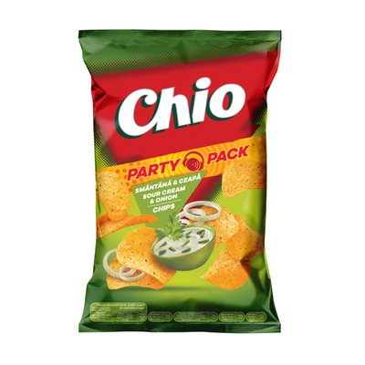 Imaginea CHIO CHIPS  CARTOFI CU GUST DE SMANTANA SI CEAPA