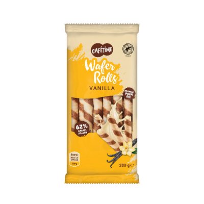 Imaginea CAFETIME RULOURI DE NAPOLITANA CU CREMA CU AROMA DE VANILIE
