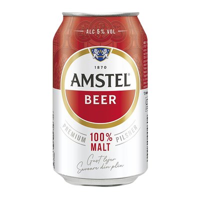 Imaginea AMSTEL BERE BLONDA 5% ALC 330ML  .+GARANTIE SGR 330ML