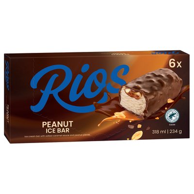 Imaginea RIOS BATOANE INGHETATA  PASTA CARAMEL SARAT SI ALUNE 6X39G