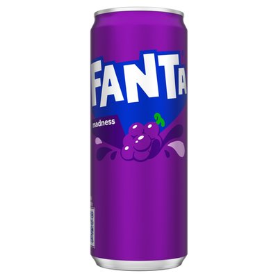 Imaginea SGR FANTA MADNESS BAUTURA RACORITOARE CARBOGAZOASA CU SUC DE STRUGURI DOZA 330ML+GARANTIE SGR 0.5RON