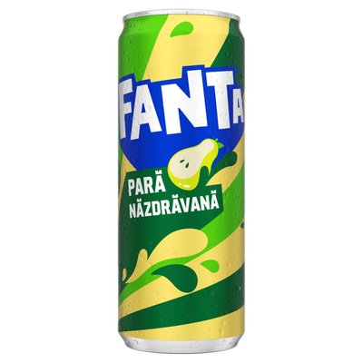 Imaginea SGR FANTA PERE BAUTURA RACORITOARE CARBOGAZOASA CU SUC DE PERE 330ML DOZA + GARANTIE SGR 0.5 RON