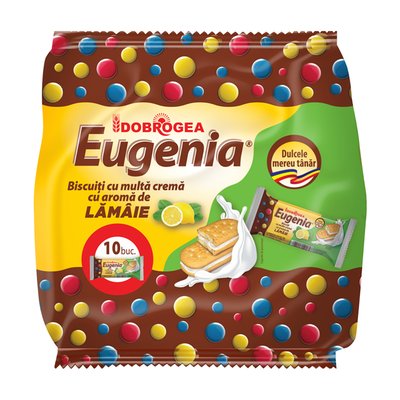 Imaginea EUGENIA PACHET BISCUITI CU CREMA CU  AROMA DE LAMAIE