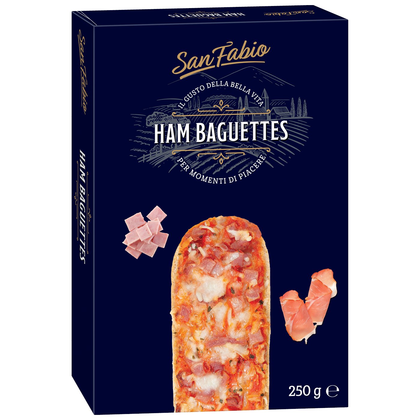 San Fabio Baghete Cu Sunca 2x125g