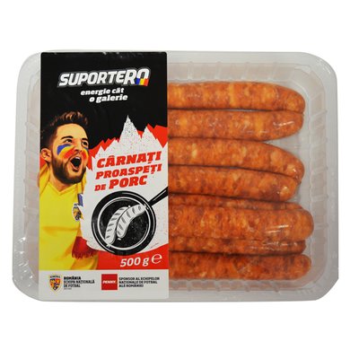Imaginea SUPORTERO CARNATI PORC SUBTIRI 500G CARNATI SUBTIRI PORC
