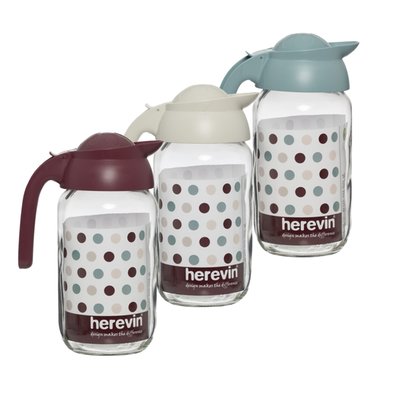 Imaginea CARAFA STICLA CU CAPAC PLASTIC 1.5L