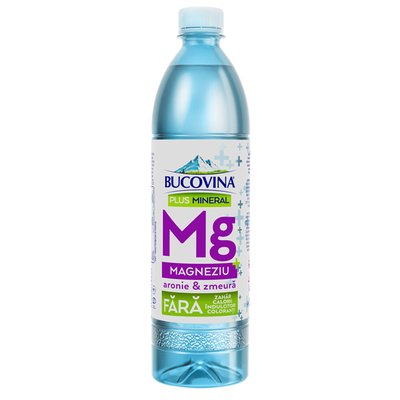 Imaginea BUCOVINA PLUS MINERAL MG MAGNEZIU ARONIE SI ZMEURA 0.7L + GARANTIE SGR 0.5 RON
