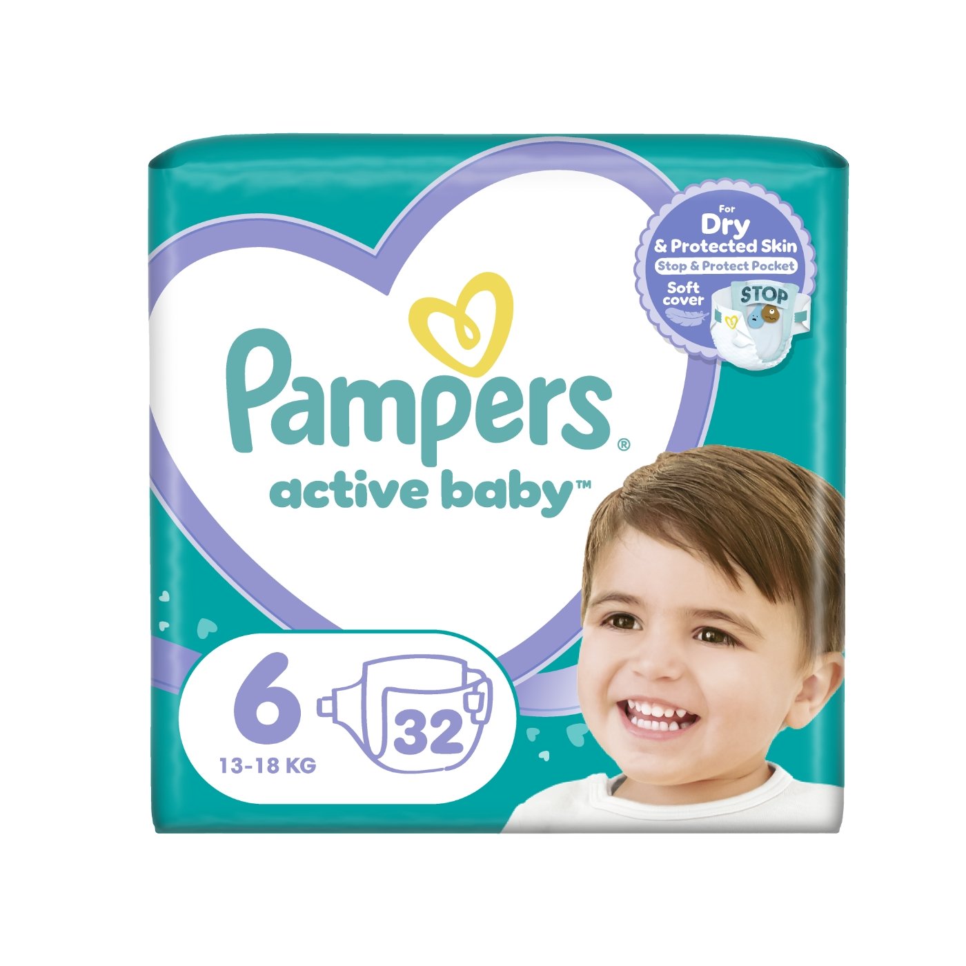 Pampers Act.baby Scut.nr6 13-18kg 32b