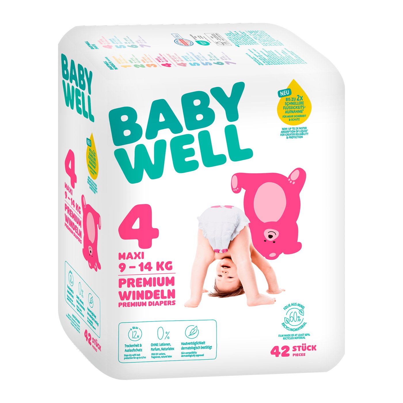 *babywell Scutece Chil.4maxi 9-15kg 22b