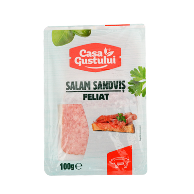 Imaginea CASA GUSTULUI SANDWICH SALAMI 100G
