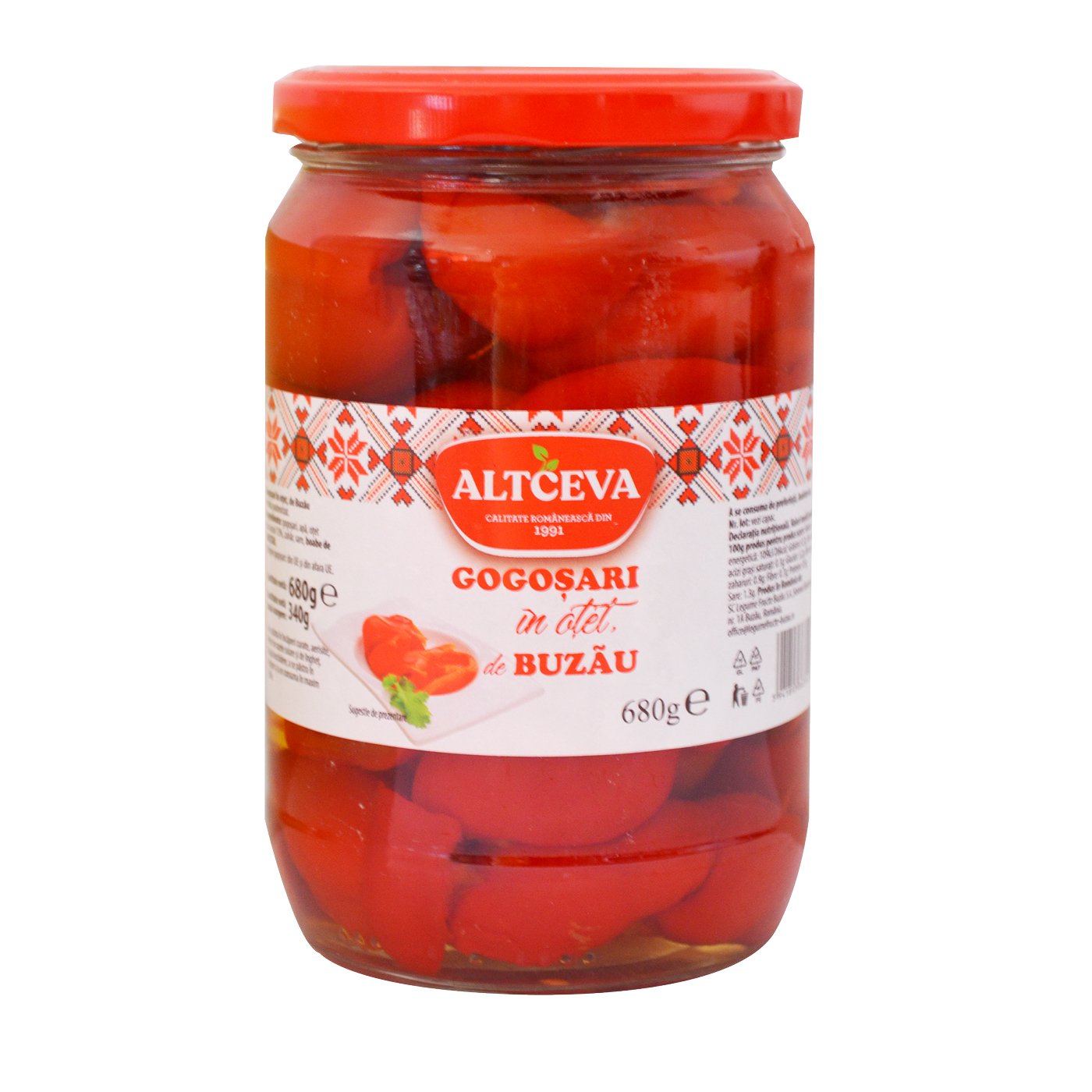 Altceva Gogosari In Otet Greutate Masa Neta Scursa 340gr