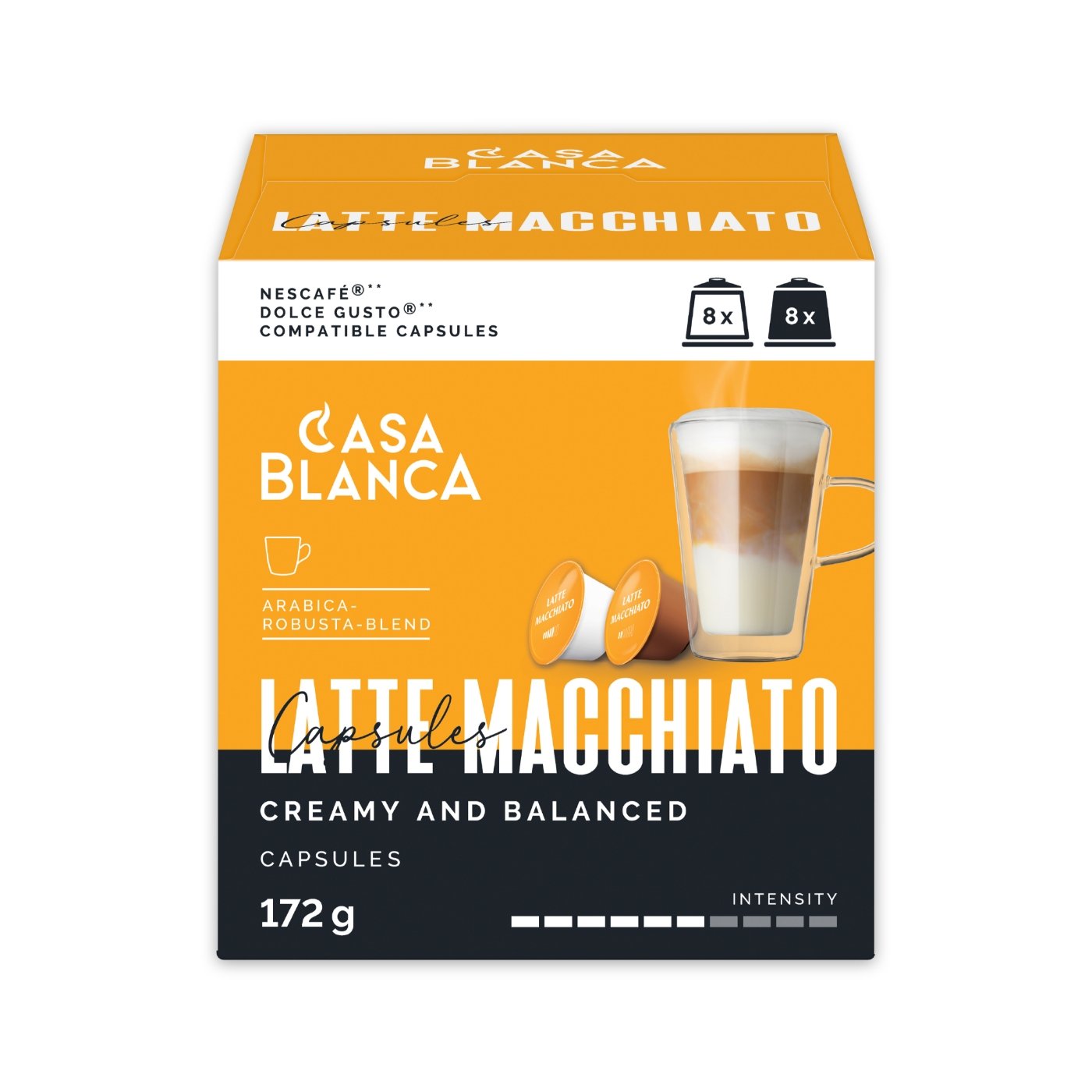 Casablanca Capsule Latte Macchiato Compatibile Dolce Gusto 16buc