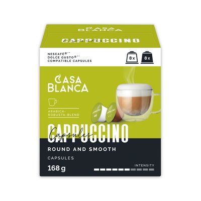 Imaginea CASABLANCA CAPSULE CAPPUCCINO  COMPATIBILE DOLCE GUSTO 16BUC