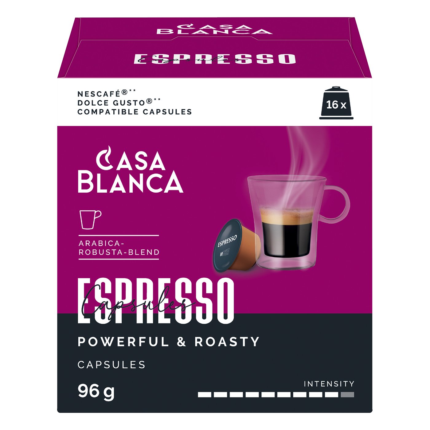 Casablanca Capsule Espresso Compatibile Dolce Gusto 16 Buc