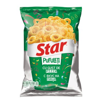 Imaginea STAR SNACKS PUFULETI CU GUST DE PIZZA