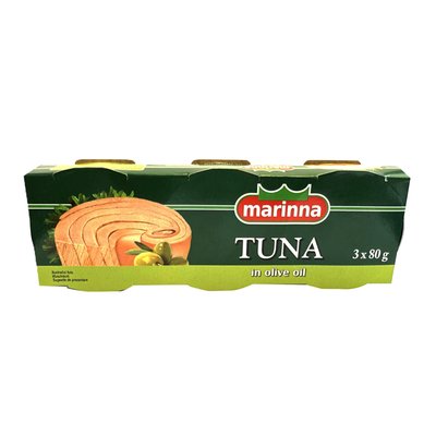 Imaginea MARINNA TON IN ULEI DE MASLINE 3X80G