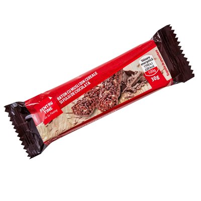 Imaginea PENTRU TINE DE LA PENNY BATON MUSLI SI CIOCOLATA CU LAPTE 30G