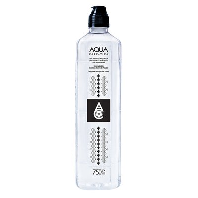 Imaginea AQUA CARPATICA APA MINERALA NATURALA NECARBOGAZOASA(PLATA) 0.75L+GARANTIE SGR 0.5 RON
