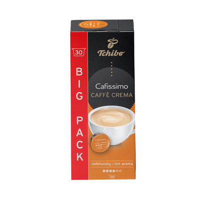 Imaginea TCHIBO CAFISSIMO CAFFE CREMA RICH AROMA CAPSULE 30 BUC
