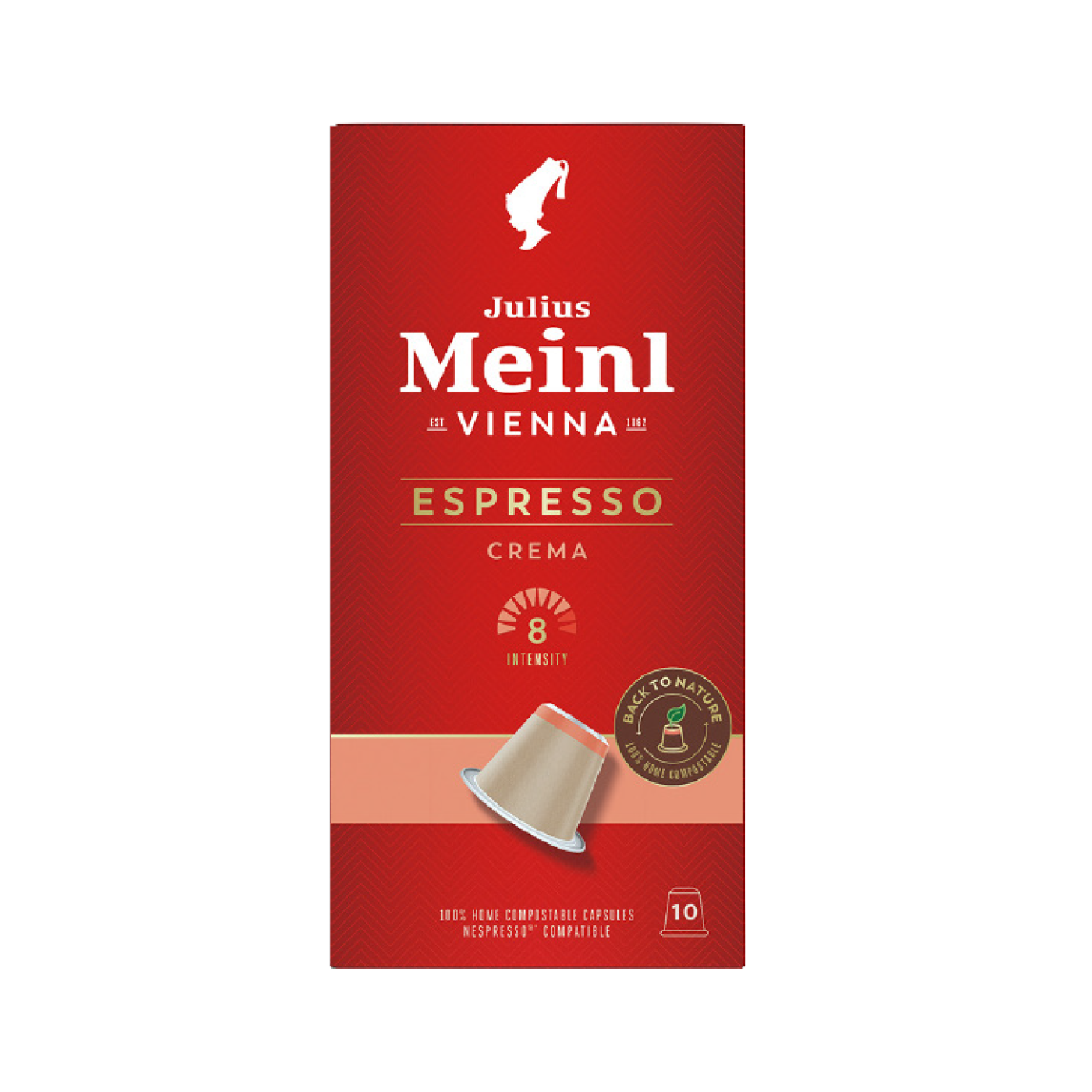 Julius Meinl Espresso Crema Capsule Compatibile Nespresso 10 Buc