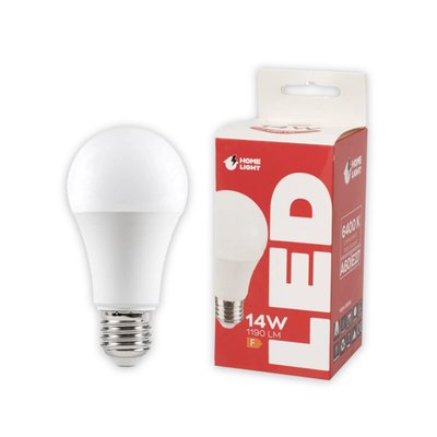 Imaginea HOME LIGHT BEC LED A60 14W E27 6400K INCLUDE TIMBRU VERDE 0.49 RON