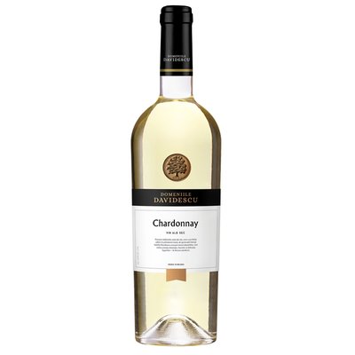 Imaginea DOMENIILE DAVIDESCU VIN ALB SEC CHARDONNAY 750ML 12.5% ALCOOL+GARANTIE SGR 0.50 LEI