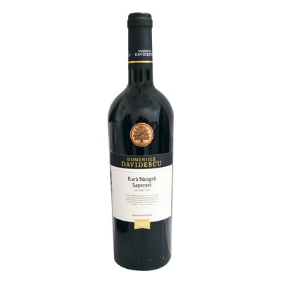 Imaginea DOMENIILE DAVIDESCU RARA NEAGRA&SAPERAVI VIN ROSU SEC 13.5% ALC 750ML + GARANTIE SGR 0.50 LEI