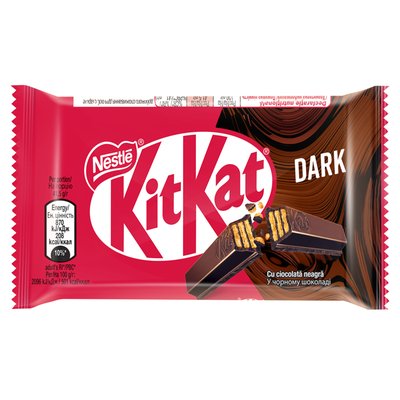 Imaginea KIT KAT DARK CIOCOLATA NEAGRA SI  NAPOLITANA CROCANTA