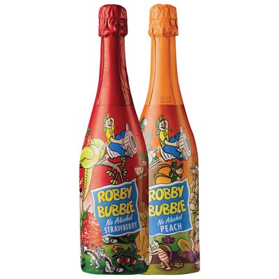 Imaginea ROBBY BUBBLE CAPSUNI/PIERSICI 750ML +GARANTIE SGR 0.50 LEI