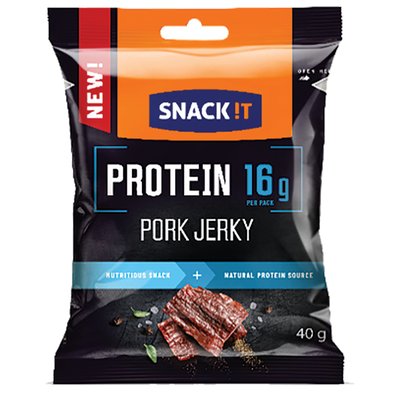 Imaginea SNACK IT CARNE DE PORC USCATA