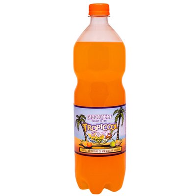Imaginea BIBORTENI TROPICOOL EXOTIC BAUTURA CARBOGAZ. CU SUC DE FRUCTE TROPICALE 1L+GARANTIE SGR 0.5LEI