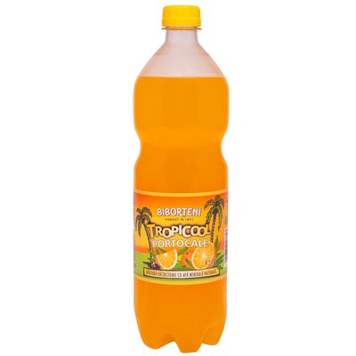 Imaginea BIBORTENI TROPICOOL PORTOCALE BAUTURA CARBOGAZ.CU SUC SI AROMA DE PORTOCALE 1L+GARANTIE SGR 0.5LEI