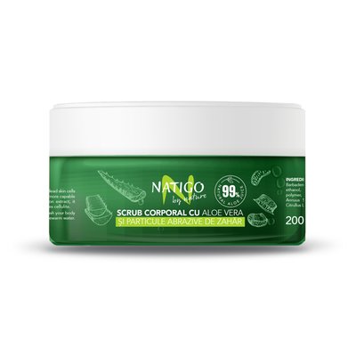 Imaginea NATIGO SCRUB CORPORAL CU ZAHAR SI ALOE