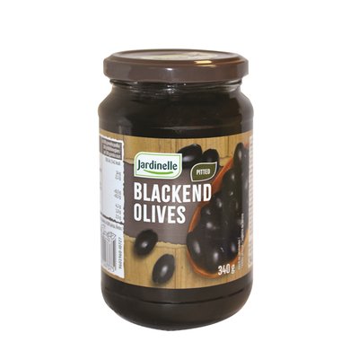 Imaginea JARDINELLE MASLINE NEGRE FARA SAMBURI 340G GREUTATE MASA NETA SCURSA 150GR