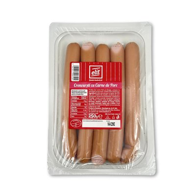Imaginea *ELIT CRENVURSTI DIN CARNE PORC 250G