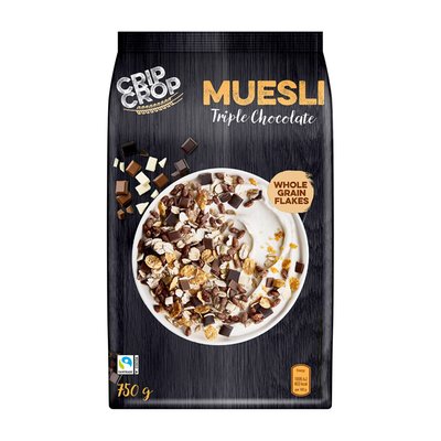 Imaginea CRIPCROP MUESLI 3 TIPURI DE CIOCOLATA SI CHIA 750G