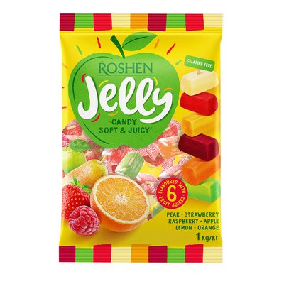 Imaginea ROSHEN JELLY MIX DE JELEURI CU AROMA DE FRUCTE