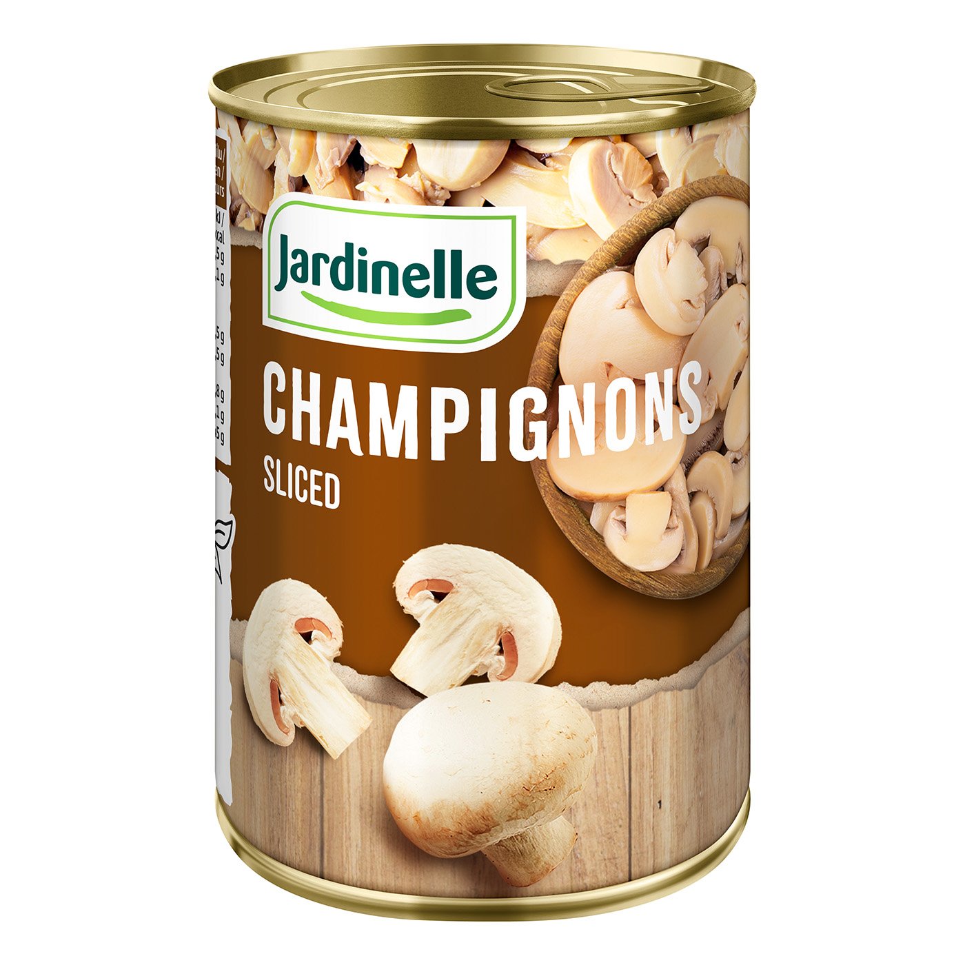 Jardinelle Can Sliced Mushrooms Greutate Masa Scursa Neta 170g
