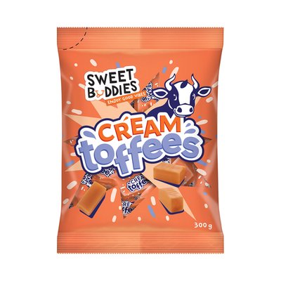 Imaginea SWEET BUDDIES CARAMELE TOFFEE CU GUST DE LAPTE