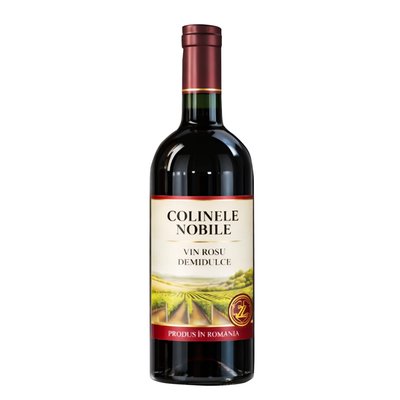 Imaginea COLINELE NOBILE VIN ROSU DEMIDULCE  GARANTIE SGR 0.5LEI