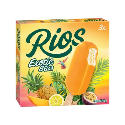 Imaginea RIOS INGHETATA EXOTIC CU VANILIE SI INVELIS FRUCTE TROPICALE