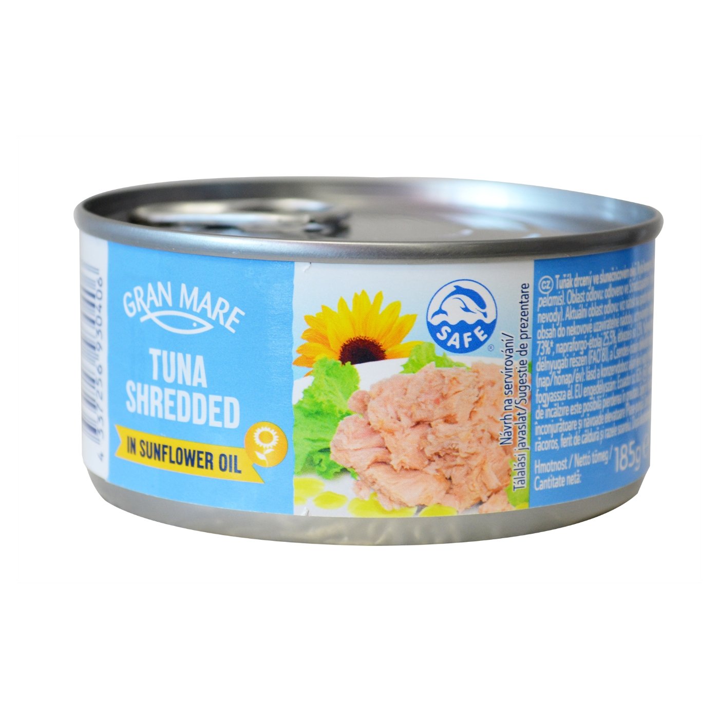 Gran Mare Ton Intreg In Ulei Vegetal 185g Greutate Masa Scursa Neta 140gr